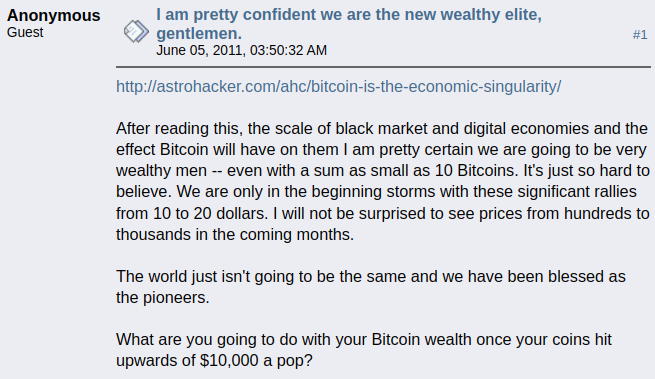 Bitcoin will be gold